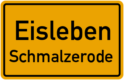 Straßenverzeichnis Eisleben Schmalzerode