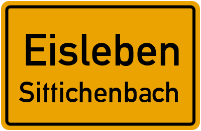 Straßenverzeichnis Eisleben Sittichenbach