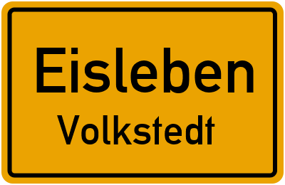 Straßenverzeichnis Eisleben Volkstedt