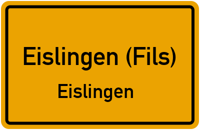 Straßenverzeichnis Eislingen (Fils) Eislingen
