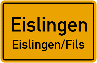 Straßenverzeichnis Eislingen Eislingen/Fils