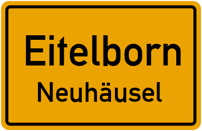 Straßenverzeichnis Eitelborn Neuhäusel