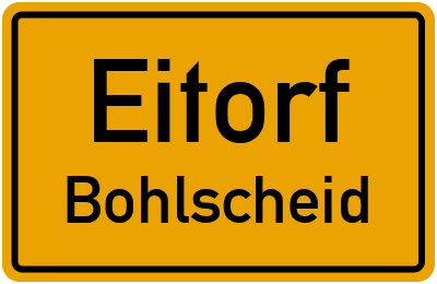 Straßenverzeichnis Eitorf Bohlscheid