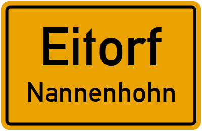 Straßenverzeichnis Eitorf Nannenhohn