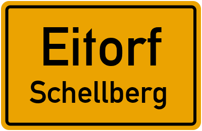 Ortsschild Eitorf Schellberg