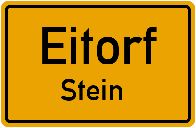 Ortsschild Eitorf Stein