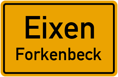 Straßenverzeichnis Eixen Forkenbeck