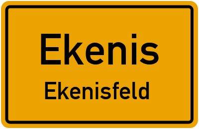 Straßenverzeichnis Ekenis Ekenisfeld