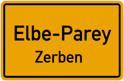 Straßenverzeichnis Elbe-Parey Zerben