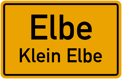 Straßenverzeichnis Elbe Klein Elbe