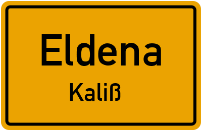 Straßenverzeichnis Eldena Kaliß