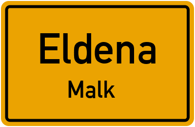 Straßenverzeichnis Eldena Malk
