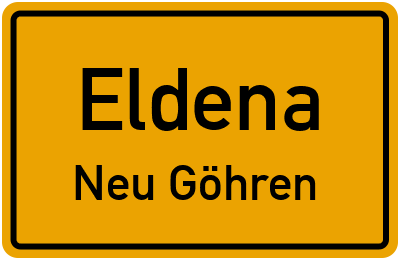Straßenverzeichnis Eldena Neu Göhren