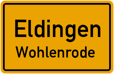 Straßenverzeichnis Eldingen Wohlenrode