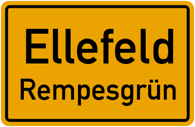 Straßenverzeichnis Ellefeld Rempesgrün