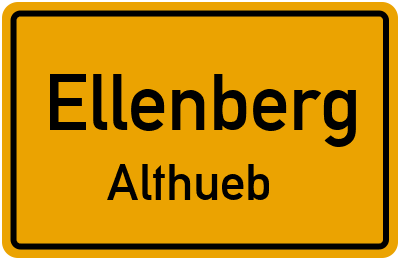 Straßenverzeichnis Ellenberg Althueb