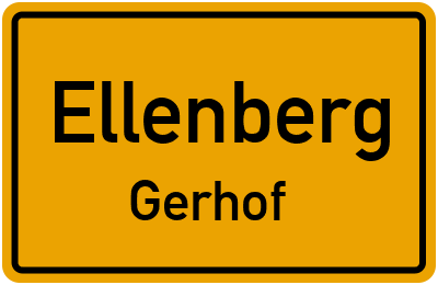 Straßenverzeichnis Ellenberg Gerhof