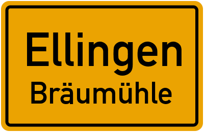 Straßenverzeichnis Ellingen Bräumühle