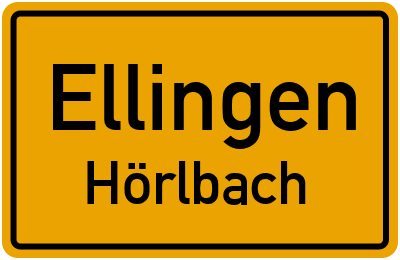 Straßenverzeichnis Ellingen Hörlbach