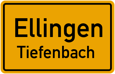 Straßenverzeichnis Ellingen Tiefenbach