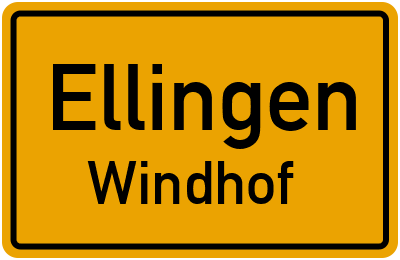 Straßenverzeichnis Ellingen Windhof