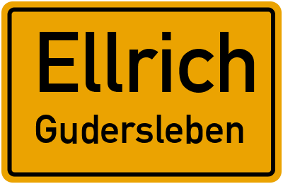 Straßenverzeichnis Ellrich Gudersleben