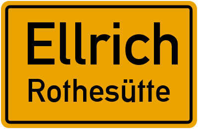 Straßenverzeichnis Ellrich Rothesütte