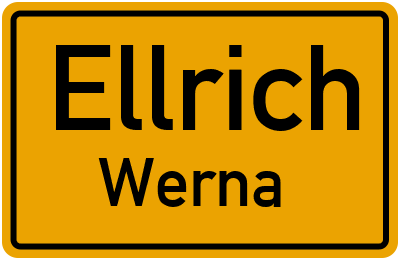 Straßenverzeichnis Ellrich Werna
