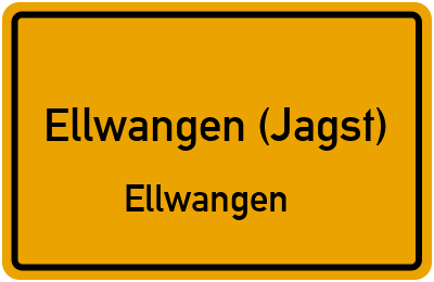 Straßenverzeichnis Ellwangen (Jagst) Ellwangen
