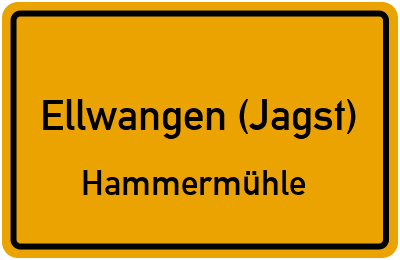 Straßenverzeichnis Ellwangen (Jagst) Hammermühle