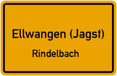 Straßenverzeichnis Ellwangen (Jagst) Rindelbach