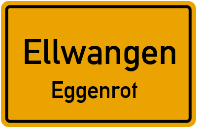 Straßenverzeichnis Ellwangen Eggenrot