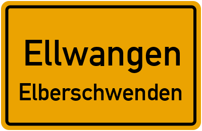 Straßenverzeichnis Ellwangen Elberschwenden