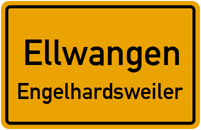 Straßenverzeichnis Ellwangen Engelhardsweiler