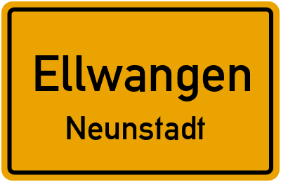Straßenverzeichnis Ellwangen Neunstadt