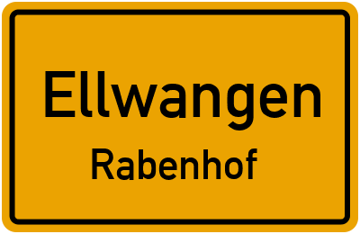 Straßenverzeichnis Ellwangen Rabenhof