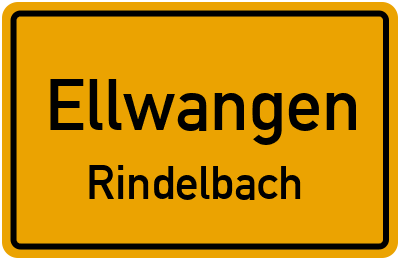 Straßenverzeichnis Ellwangen Rindelbach