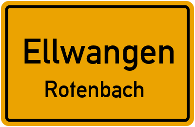 Straßenverzeichnis Ellwangen Rotenbach