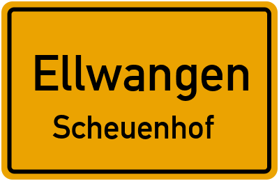 Straßenverzeichnis Ellwangen Scheuenhof