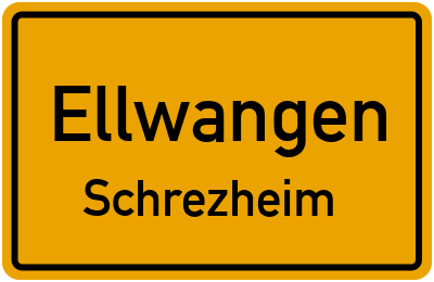 Straßenverzeichnis Ellwangen Schrezheim