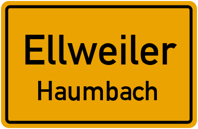 Straßenverzeichnis Ellweiler Haumbach
