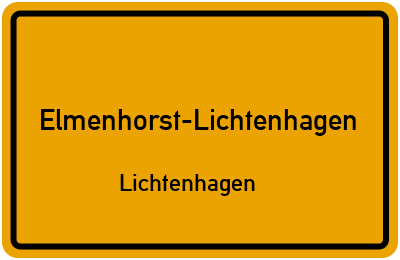 Straßenverzeichnis Elmenhorst-Lichtenhagen Lichtenhagen