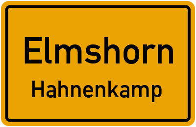 Straßenverzeichnis Elmshorn Hahnenkamp