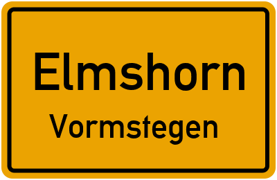 Straßenverzeichnis Elmshorn Vormstegen