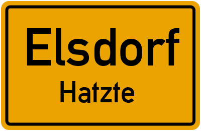 Straßenverzeichnis Elsdorf Hatzte
