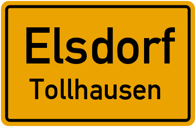 Straßenverzeichnis Elsdorf Tollhausen