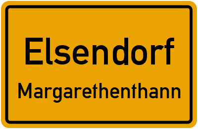 Straßenverzeichnis Elsendorf Margarethenthann