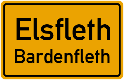 Straßenverzeichnis Elsfleth Bardenfleth
