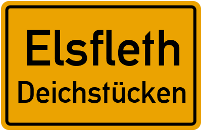 Straßenverzeichnis Elsfleth Deichstücken