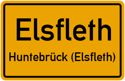 Straßenverzeichnis Elsfleth Huntebrück (Elsfleth)